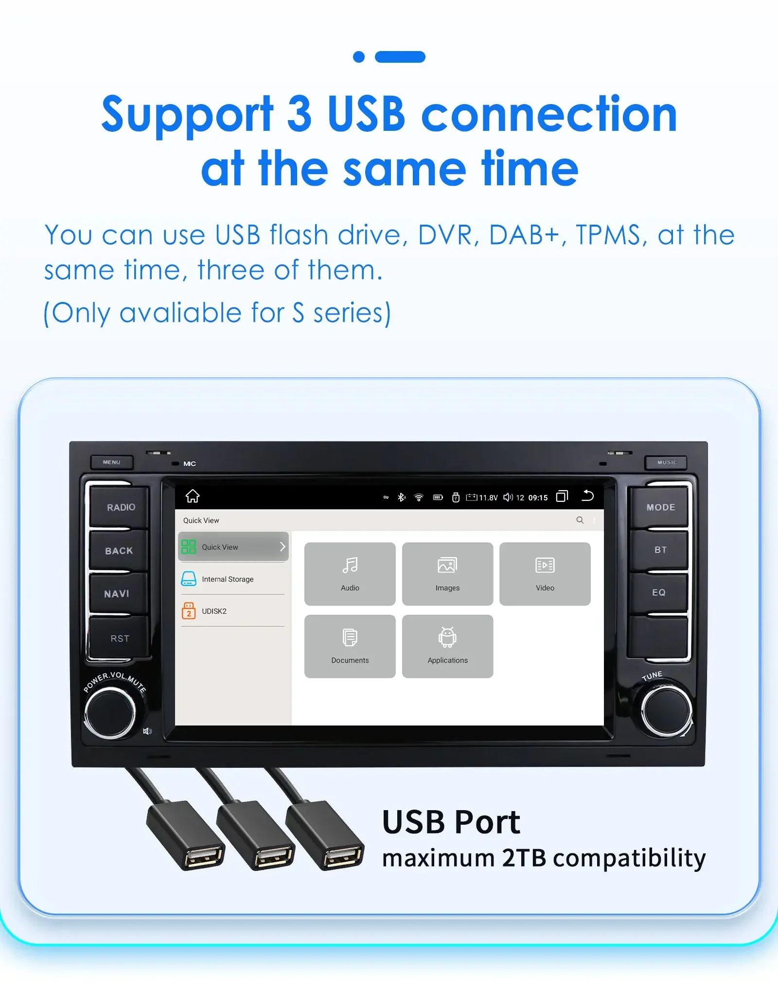 Hizpo Android Radio para VW Touareg/Transporter T5 - GPS CarPlay 4G - imagen 4