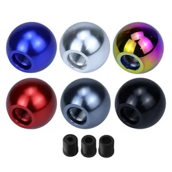 Pomo de cambio universal de aluminio tipo bola con fijación roscada