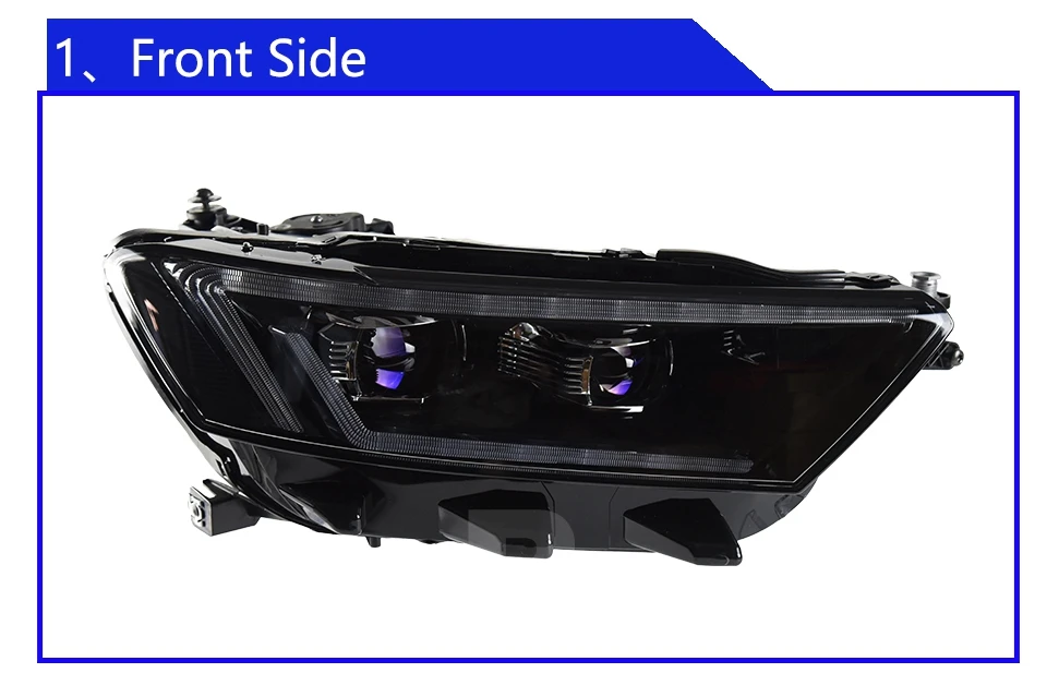 Acabado frontal con faros LED