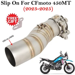 CFmoto 450MT Silenciador inoxidable - escape slip-on 2023-2025