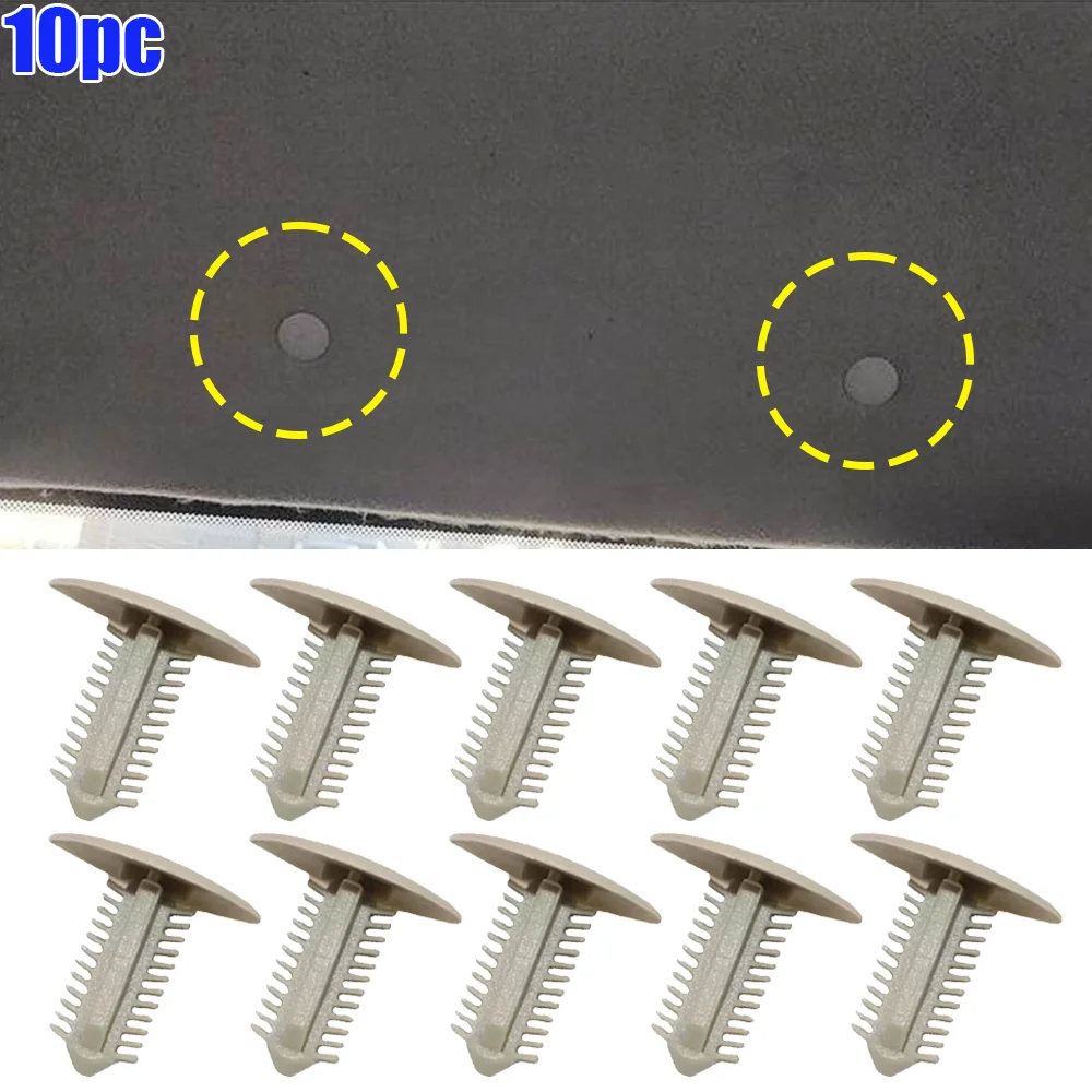 Toyota 63399-26050 – Clips de fijación de techo para panel gris