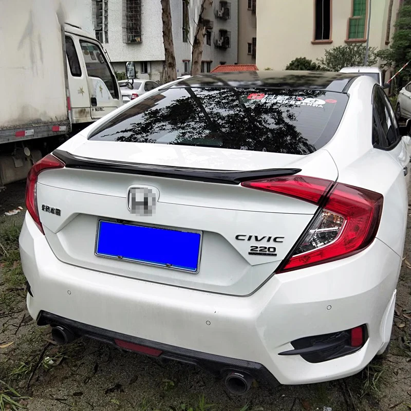 Alerón trasero Honda Civic 10ª Gen 2016-2019 – Ala pato ABS maletero - imagen 3