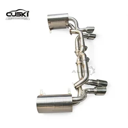 Escape deportivo Porsche 996 – Silenciador trasero inoxidable 3.4-3.6