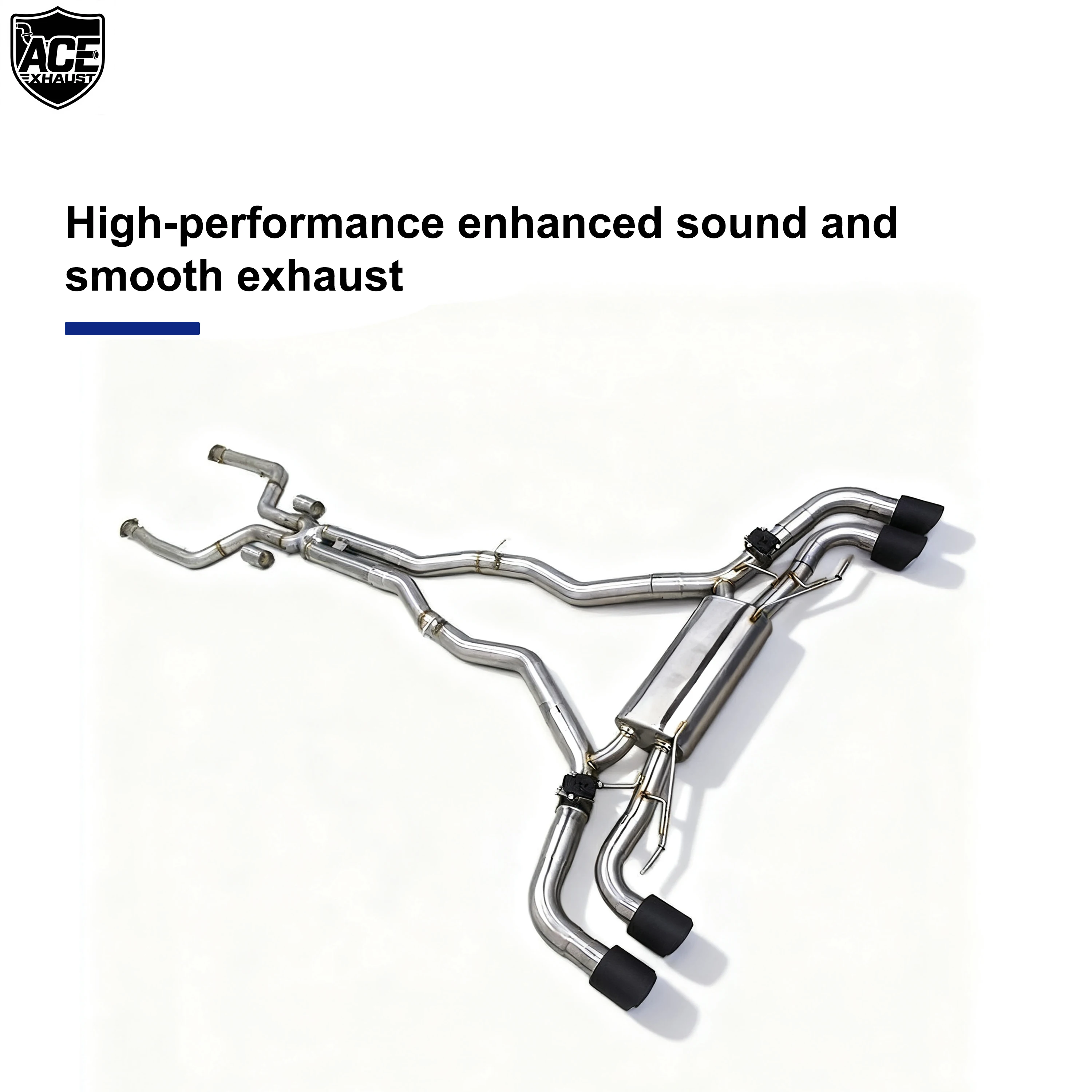 ACE Escape Valvetrónico Catback – BMW X5M X6M F95/F96 4.4T - imagen 2