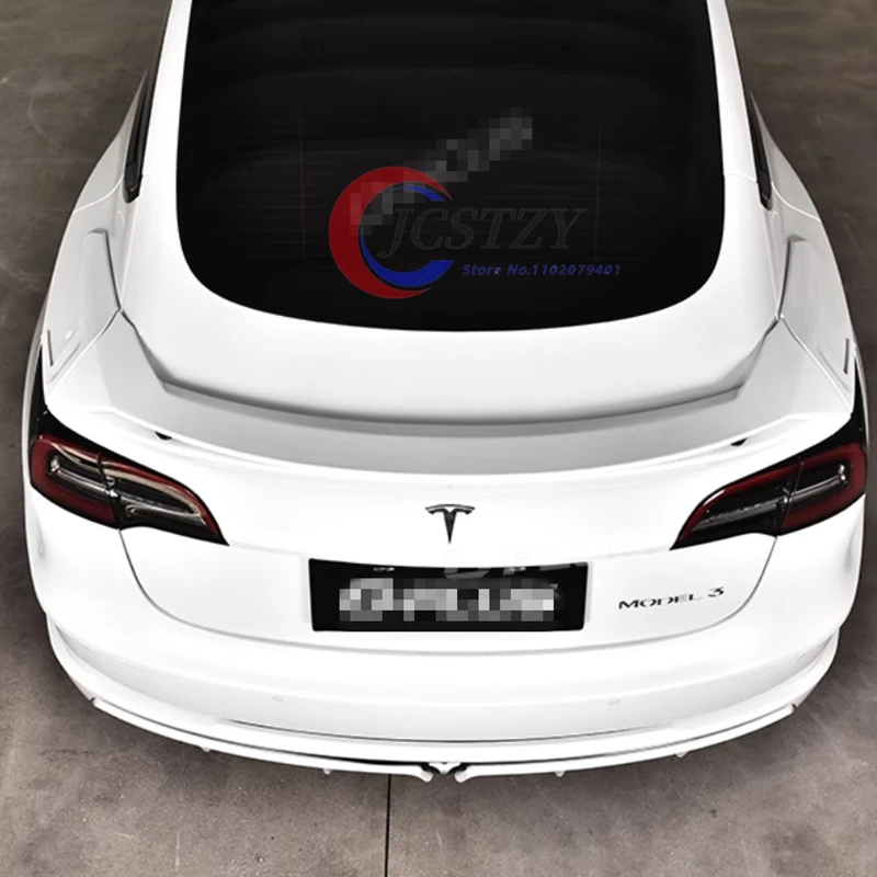 Alerón Original ABS fibra de carbono negra Tesla Model 3 2017-2023 - imagen 2