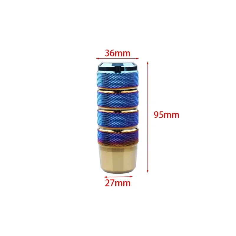 Perilla de cambio moleteada antideslizante – Universal M8 M10 M12 - imagen 4