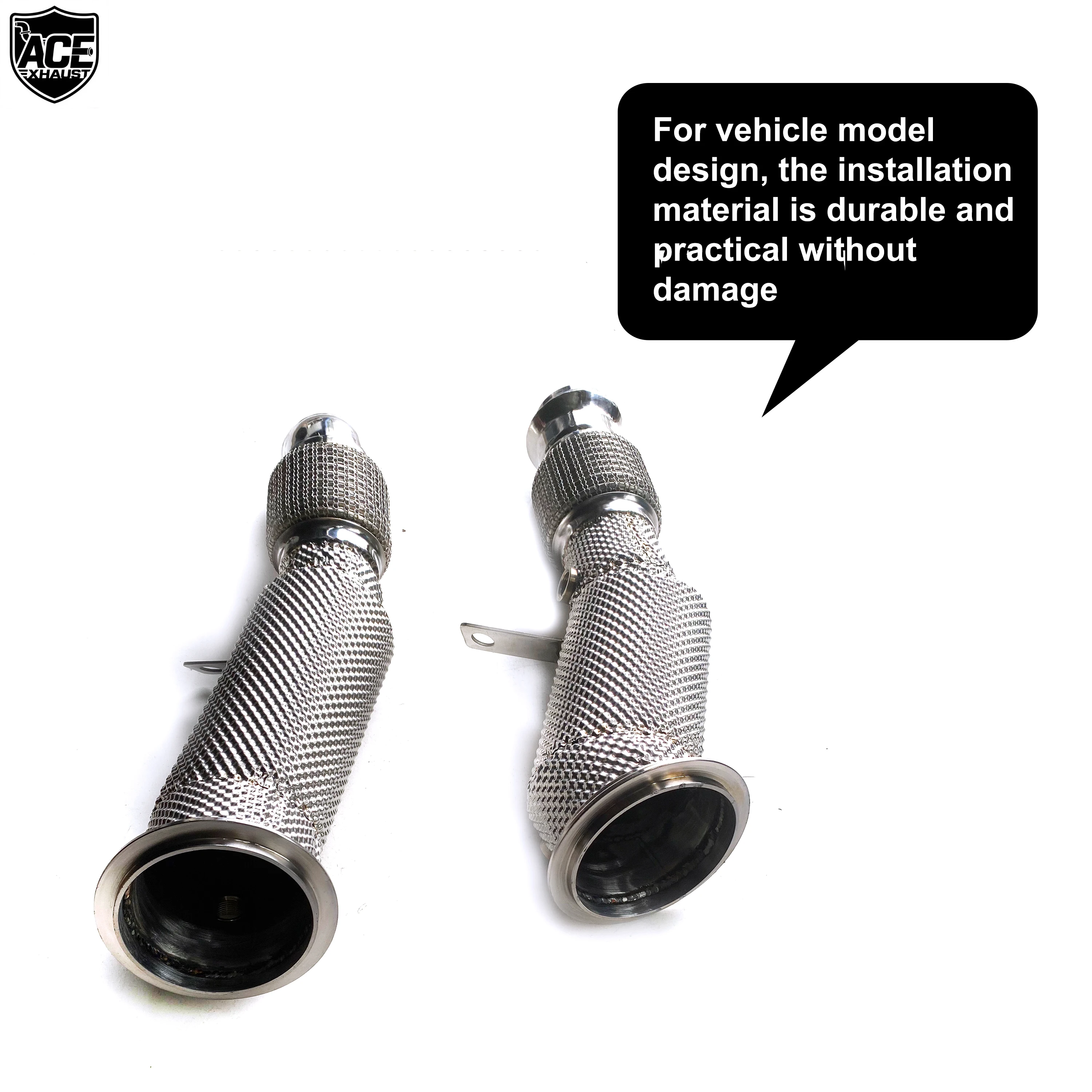 Tubo bajada ACE SUS304 escape alto flujo – BMW F30 320i 330i - imagen 5