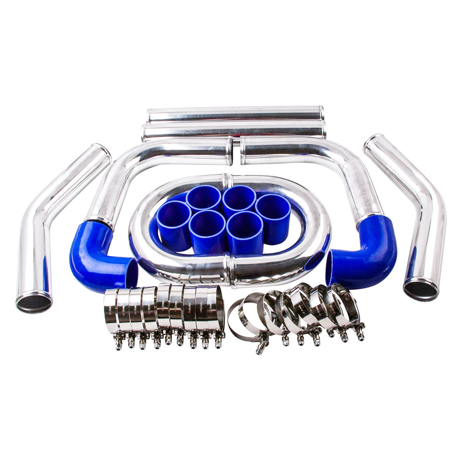 Kit de tubería para turbo de aluminio universal 63/76 mm - imagen 2