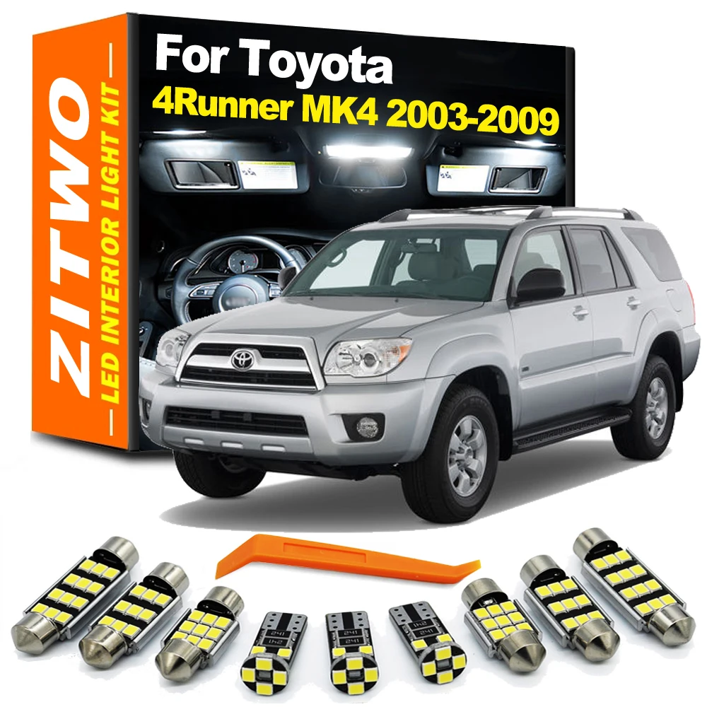 ZITWO Kit de luces LED interiores para Toyota 4Runner 2003-2009