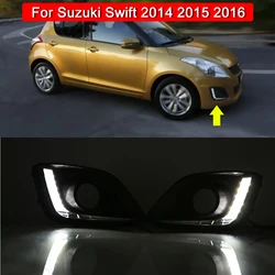 Luces DRL LED diurnas Suzuki Swift 2014-2016 con cubierta antiniebla