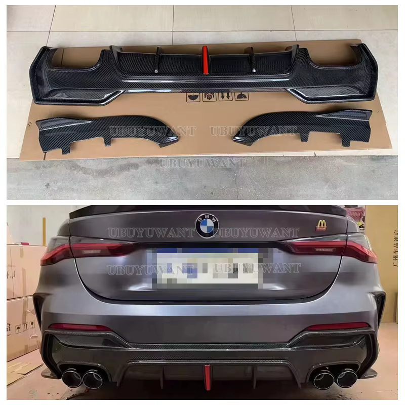 Difusor trasero carbono con luz BMW Serie 4 G22/G23 430i M440i - imagen 5