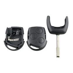 Carcasa llave coche 3 botones Ford Mondeo Fiesta, hoja FO21