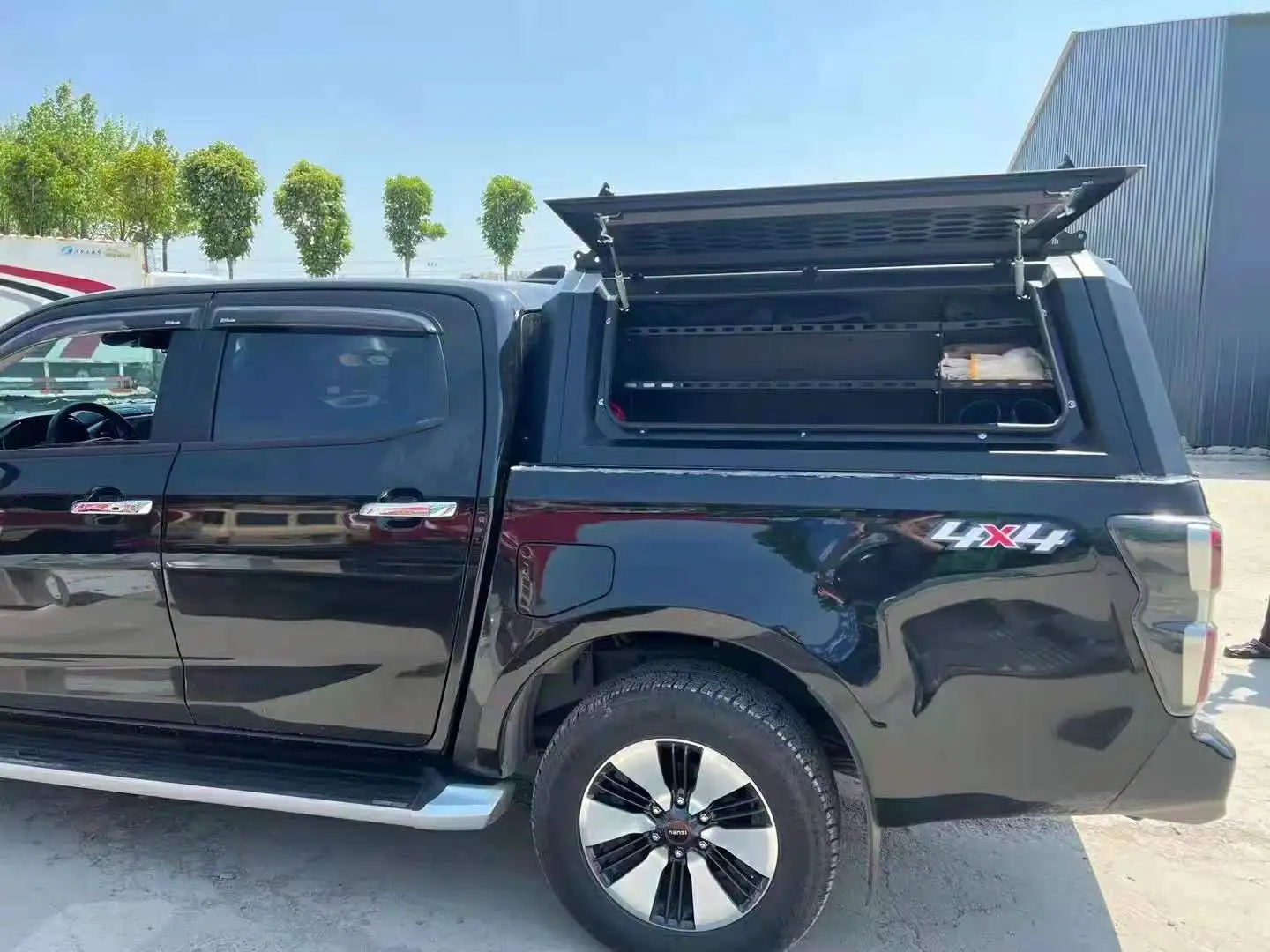 Tapa dura aluminio negra cierre impermeable ISUZU DMAX/Chevy Colorado - imagen 4