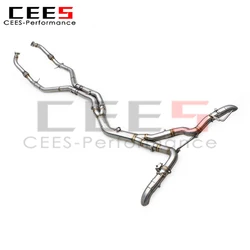 Sistema de escape catback Cees con válvula – Audi SQ5 8Y 3.0 T