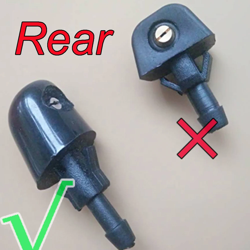 3 unids/set boquilla de chorro limpiaparabrisas trasero delantero para Great Wall Haval Hover H3 X240 2005 2006 2007 2008 2009 2010 2011 - imagen 2
