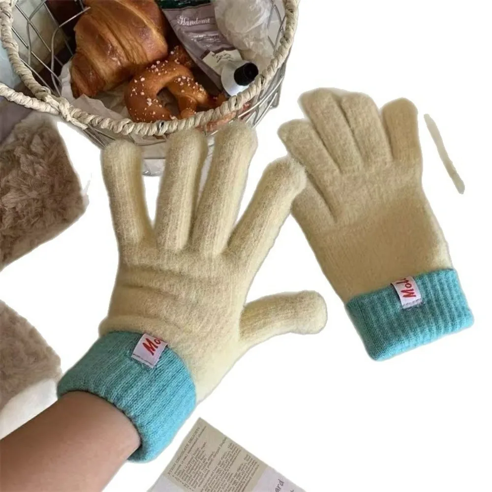 Guantes sin dedos para pantalla táctil cálidos mujer invierno/otoño - imagen 5