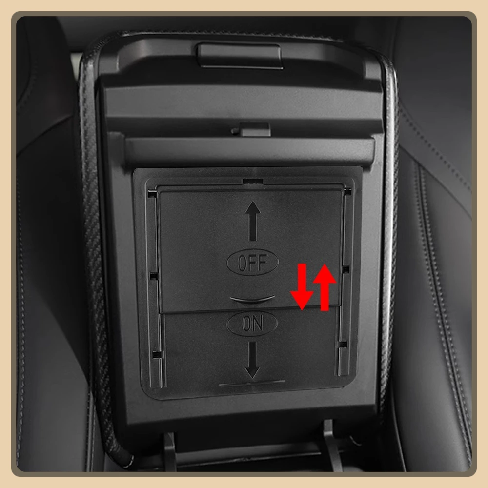 Bandeja organizadora para consola central Tesla Model 3 y Model Y - imagen 2