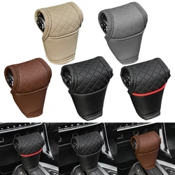 Funda de cuero sintético para pomo de cambio de coche