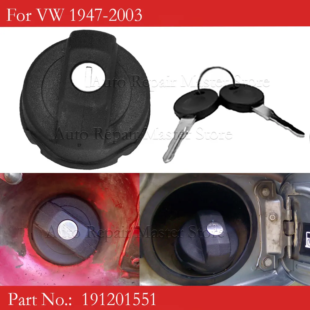 191201551 Tapa de depósito con cerradura y 2 llaves – VW - imagen 2