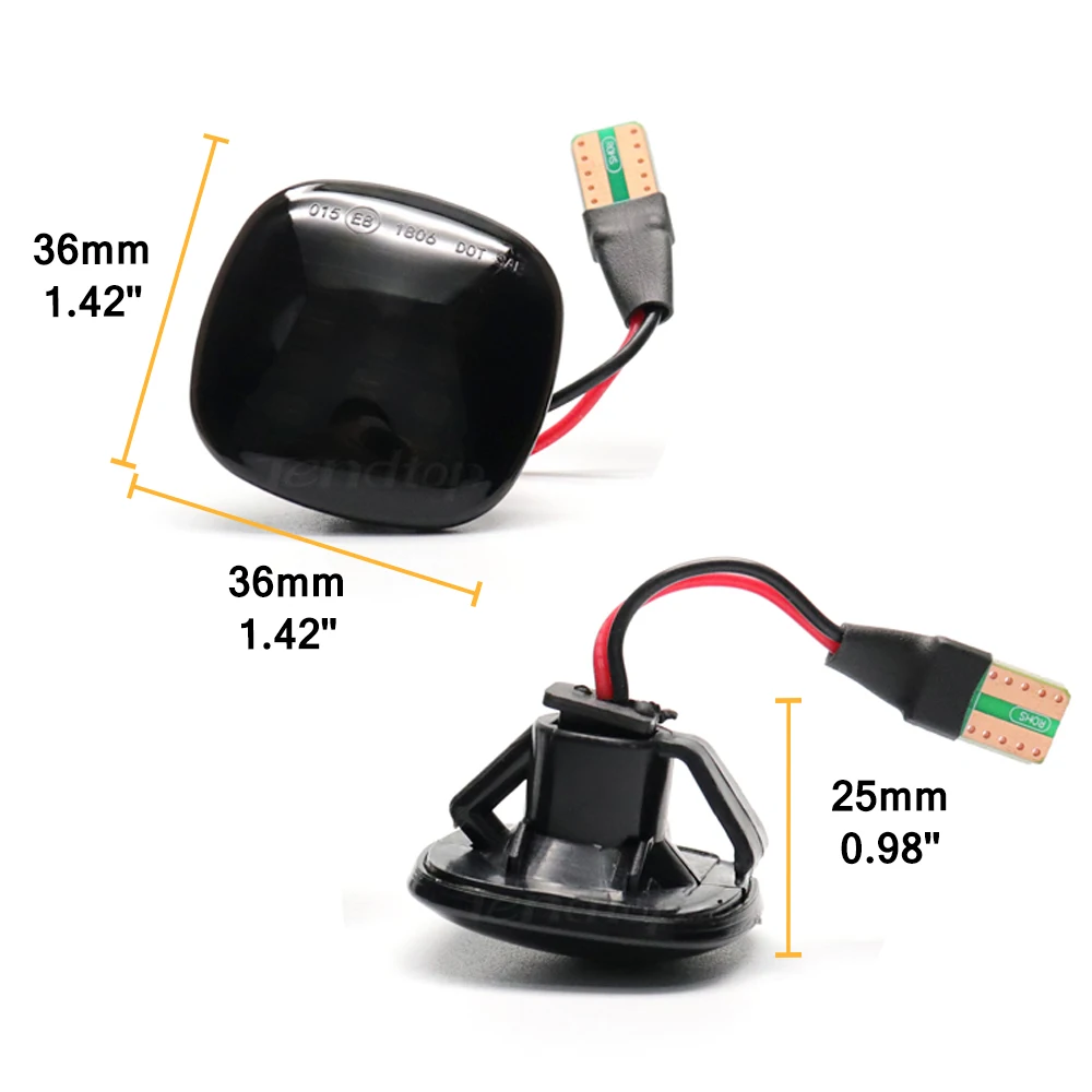 Intermitente secuencial LED lateral Audi A3 A4 y Skoda Fabia - imagen 4
