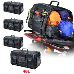 Bolsa trasera extensible e impermeable para moto, reflectante