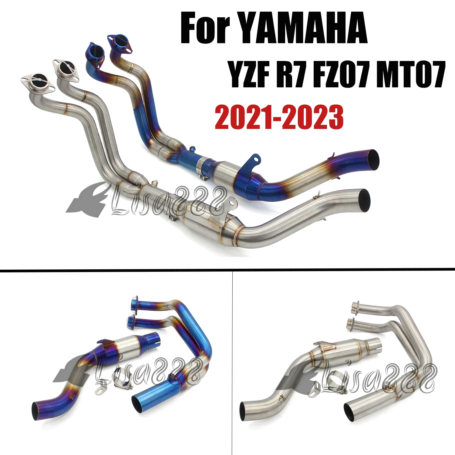 Escape deportivo Yamaha YZF-R7 MT-07 FZ-07 51mm 2021-2023