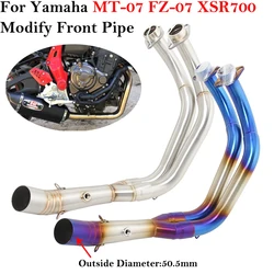 Escape slip-on Yamaha MT07 MT-07/XSR700 acero inoxidable