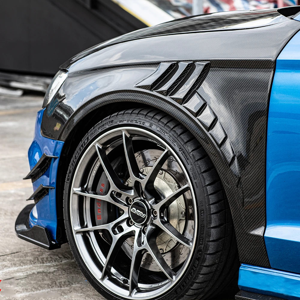 Aleta delantera ventilada de carbono para Audi RS3 8V - imagen 3