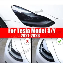 Película protectora faros negros ahumados TPU Tesla Model 3/Y