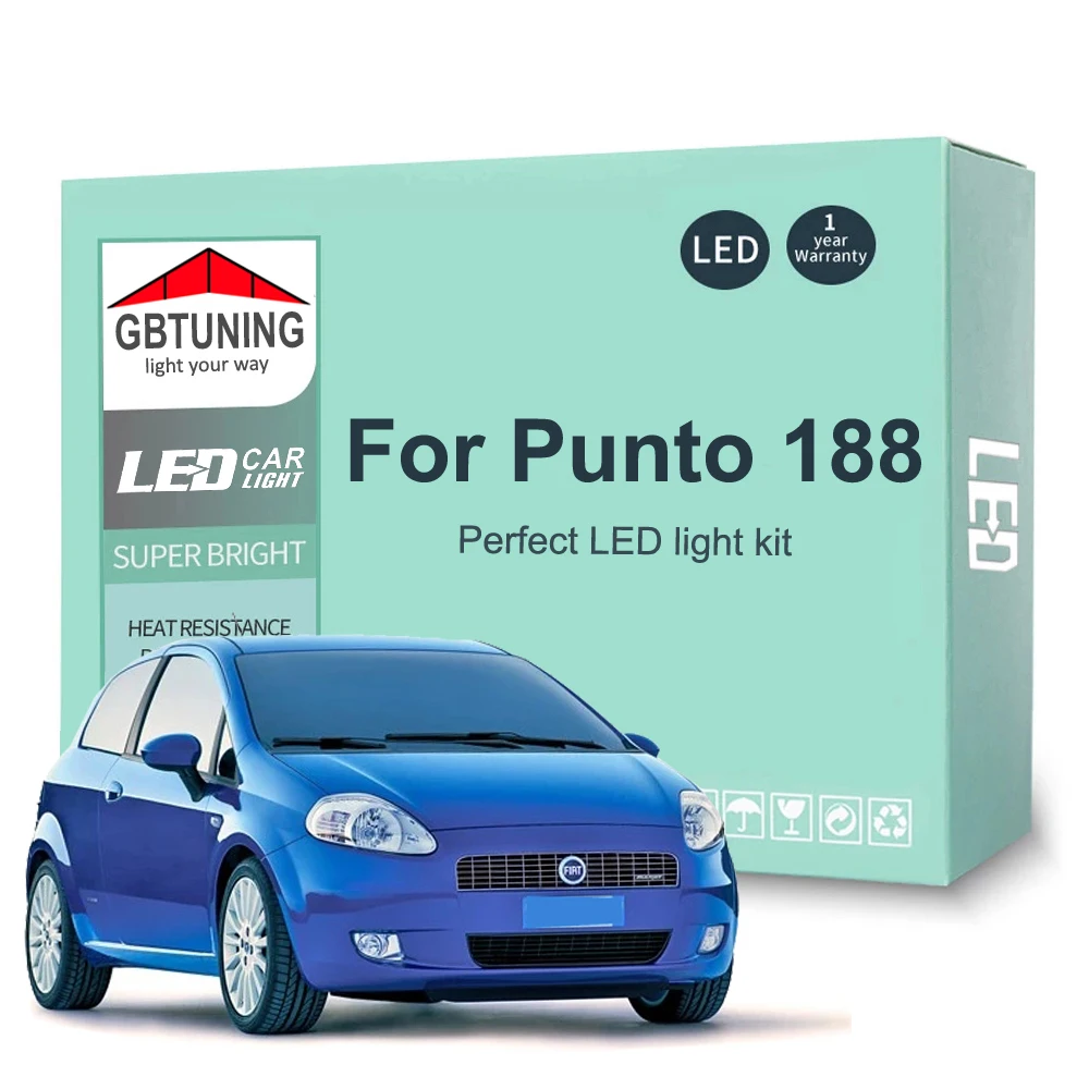 Kit bombillas LED interior Canbus Fiat Punto 188 2000-2011 - maletero