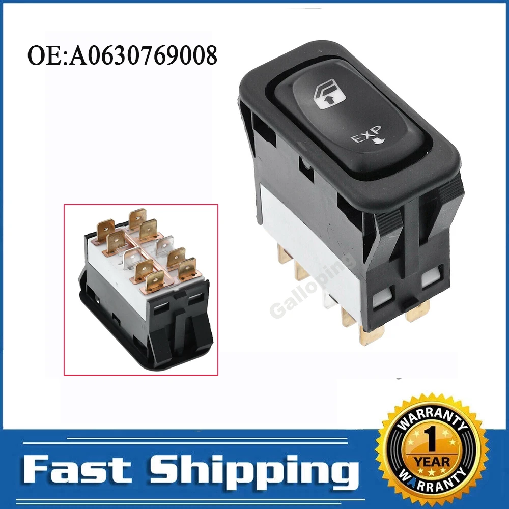 A0630769008 Interruptor de ventanilla conductor Freightliner camión