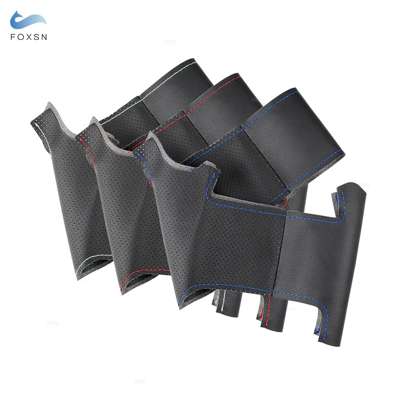 Cubierta de cuero perforado para volante Peugeot 307 CC 407 SW - imagen 2