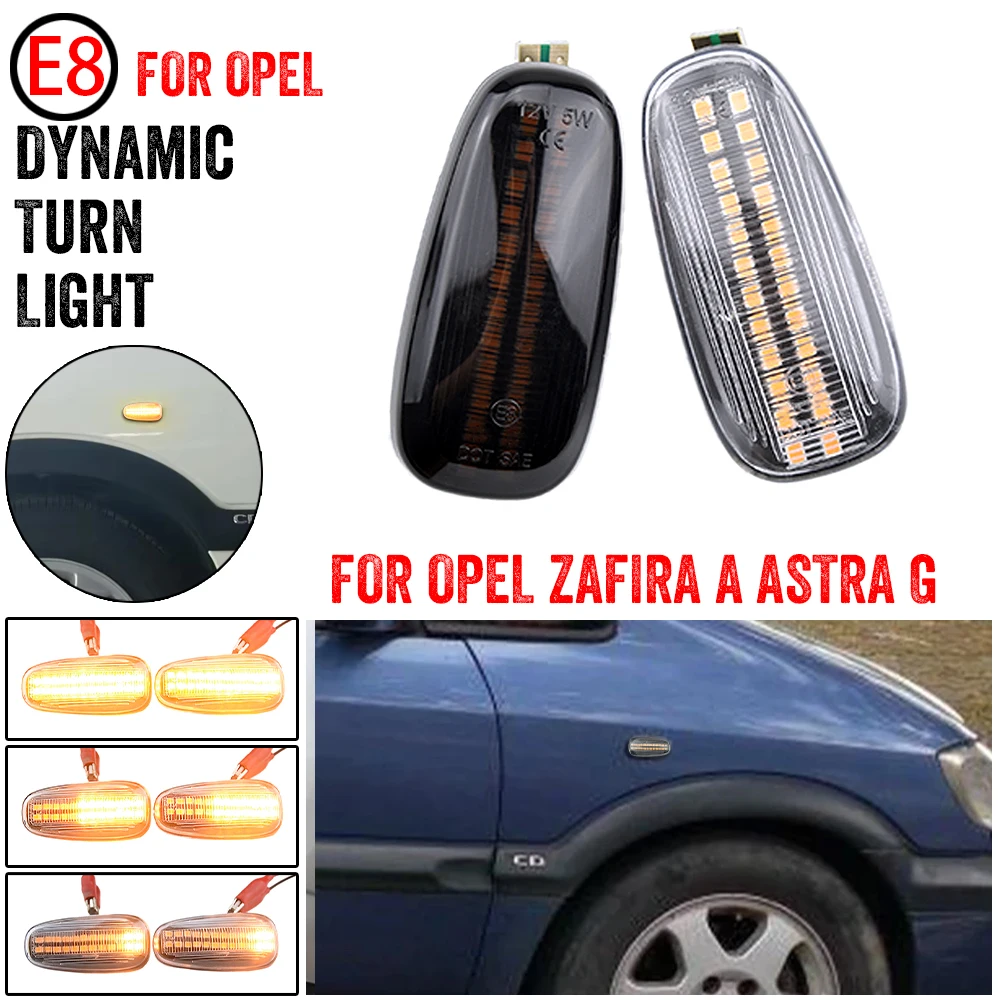 Intermitentes laterales dinámicos Opel Zafira A y Astra G