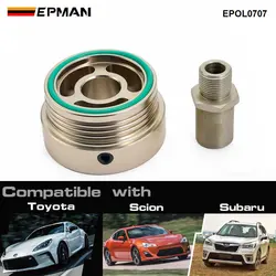 Placa adaptadora filtro aceite EPMAN CNC aluminio Honda Civic FB20/FB25