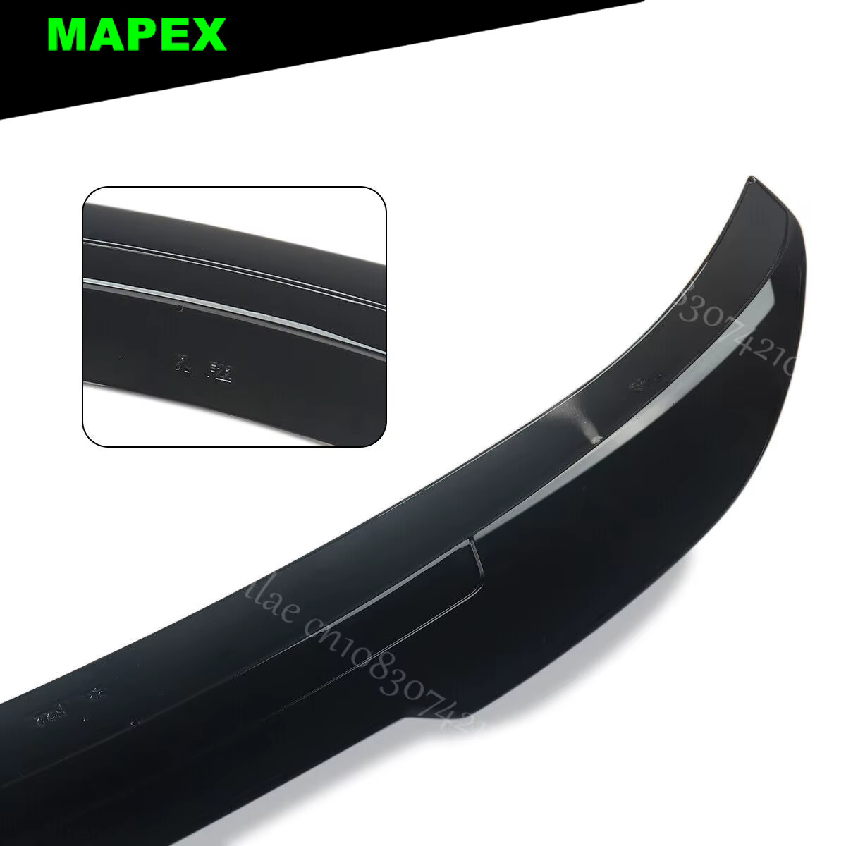 Alerón trasero PSM pico de pato BMW F22 Serie 2 Coupe 2014-2020 negro brillante - imagen 4