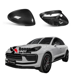 Cubierta de espejo fibra de carbono seca Porsche Macan 2014-2021