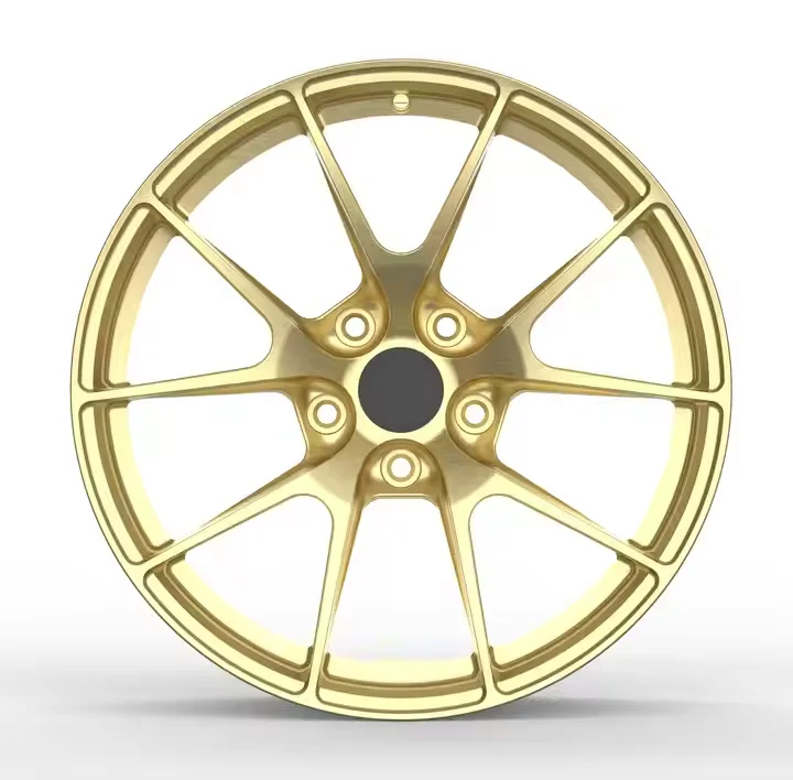 Adaptador de llanta CNC forjado dorado para coche - imagen 4