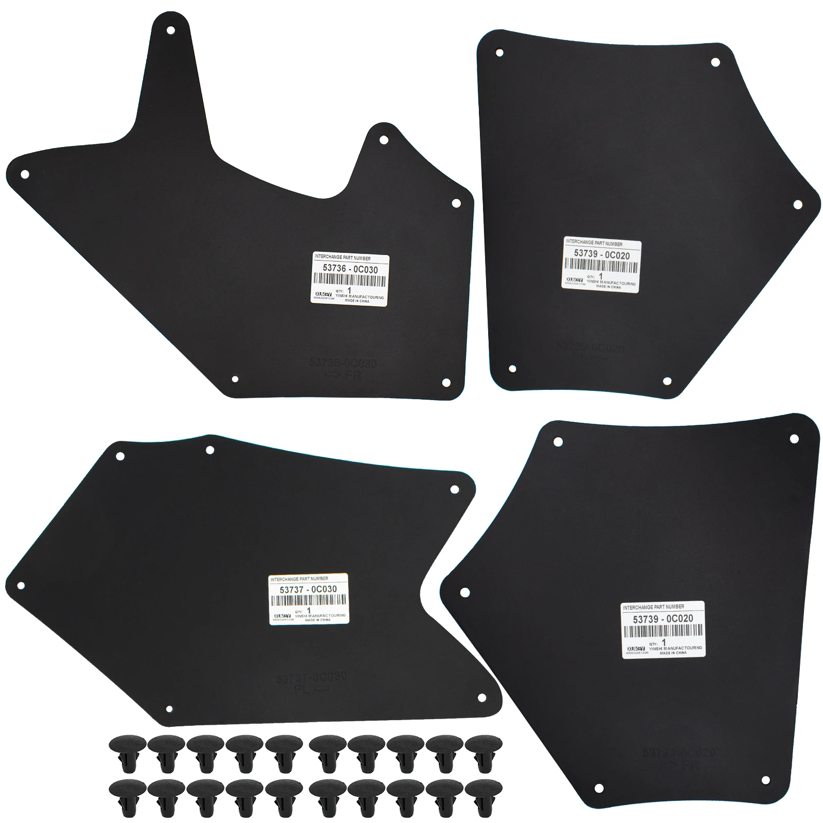 Toyota guardabarros protectores salpicaderas Tundra y Sequoia - imagen 2