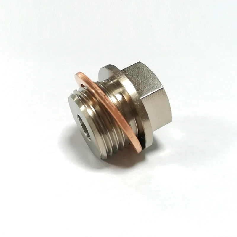 Adaptador sensor temperatura escape M18x1.5 1/8NPT orificio 6,47mm