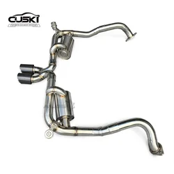 Escape deportivo con válvula Porsche Boxster/Cayman S 981 3.4