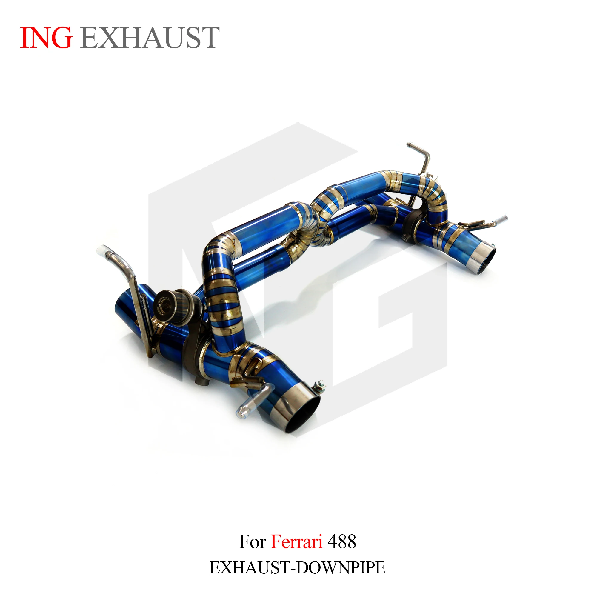 ING Parts Escape titanio Ferrari 488 GTB 3.9 V8 - imagen 2
