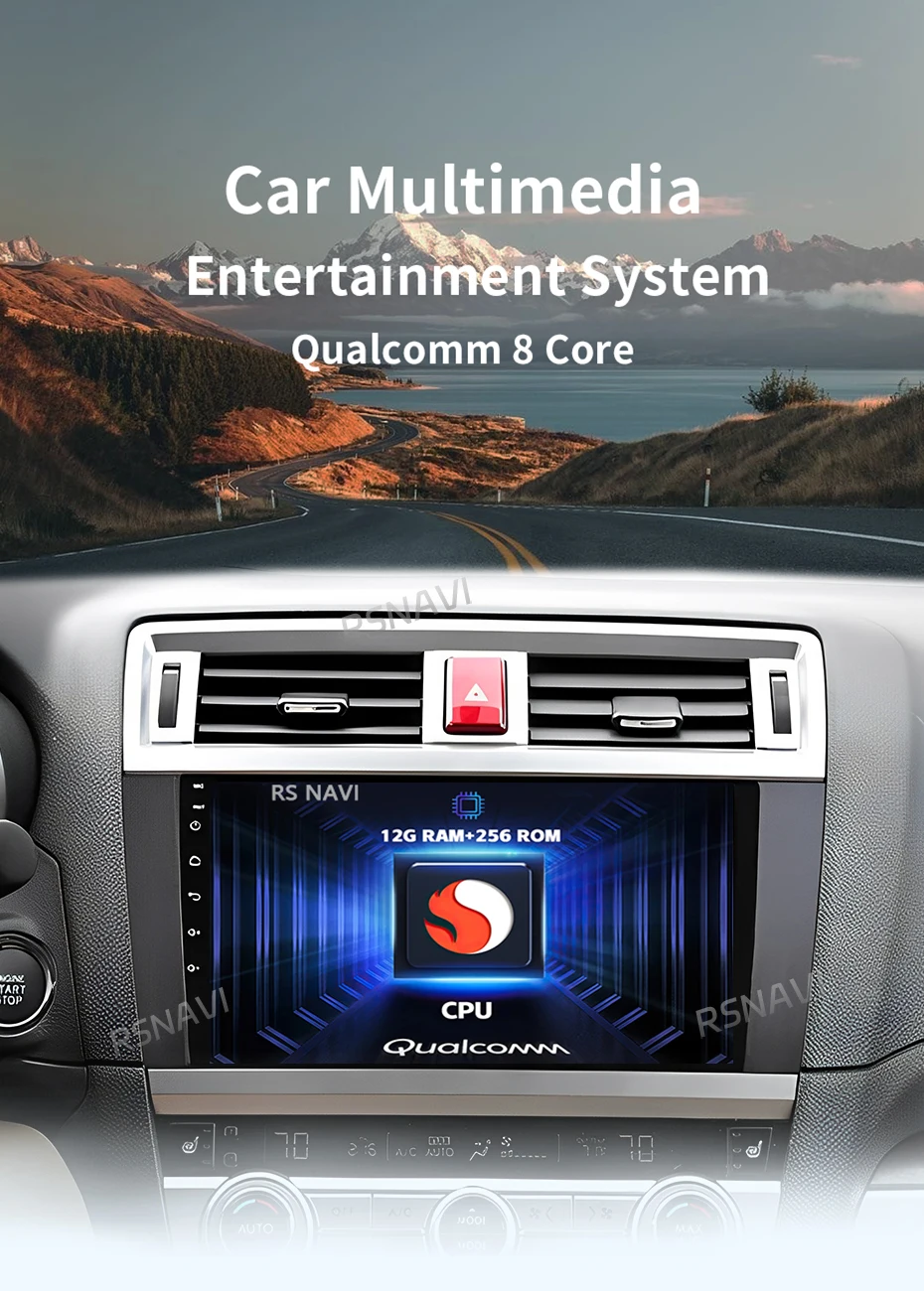 Pantalla multimedia 2K para coche