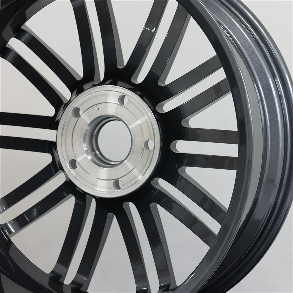 Llantas de aleación forjadas 22 pulgadas gris cepillado para coche - imagen 2