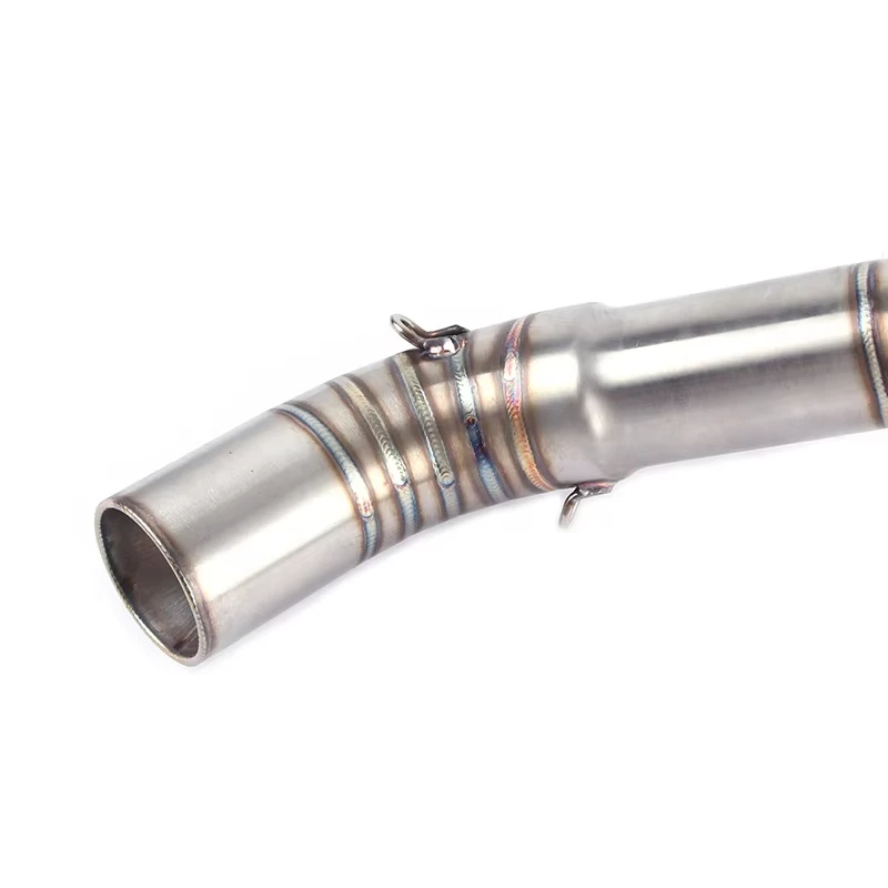 Para KTM Duke 125 250 390 2013 2014 2015 2016 sistema de escape completo para motocicleta ventilación tubo medio enlace conectar accesorios de Motor - imagen 5