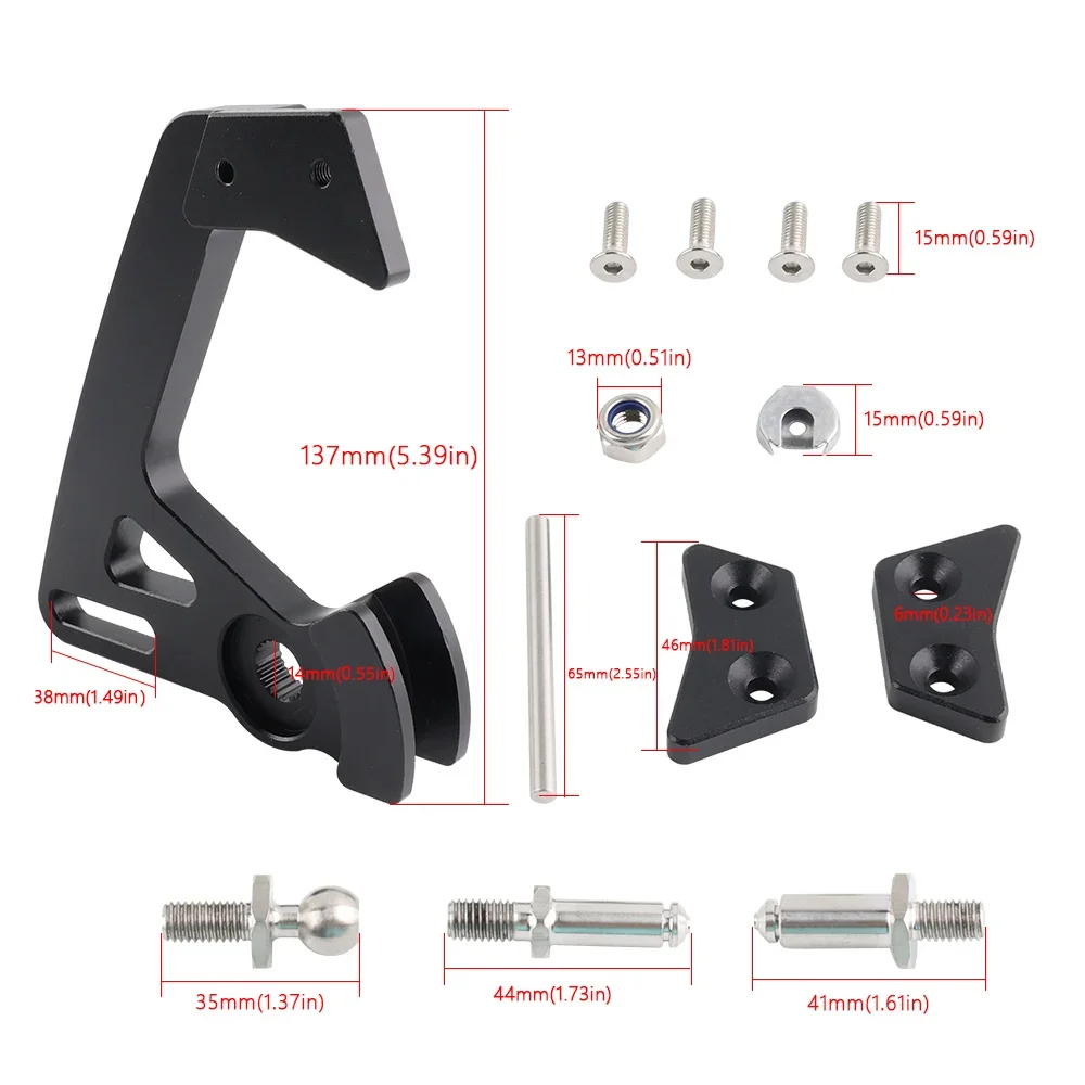 Palanca de cambios corta regulable para VW Golf GTI MK5/MK7 y Audi A3 - imagen 2