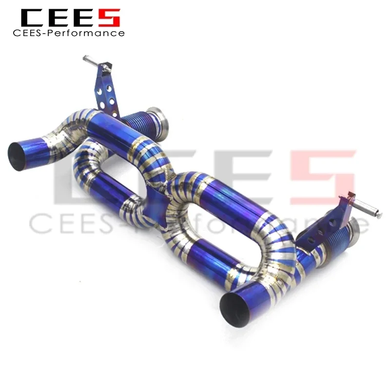 Sistema de escape recto CEES Racing para Lamborghini Huracán EVO 5.2 - imagen 2