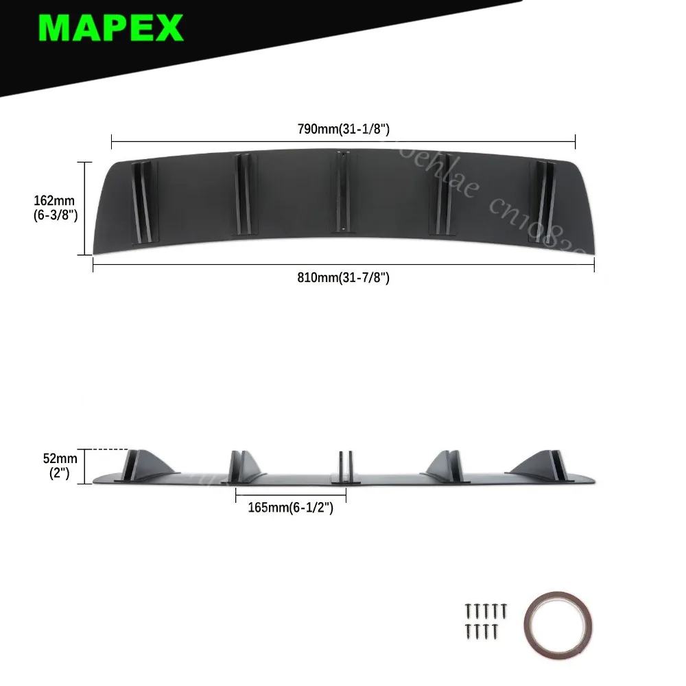 Cadillac Difusor trasero CTS/CTS-V - Alerón aleta Shark 5 - imagen 2
