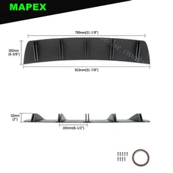 Difusor trasero estilo carbono para Chevrolet Malibu RS
