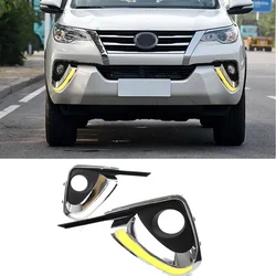 Luz de circulación diurna LED DRL para Toyota Fortuner 2016-2019