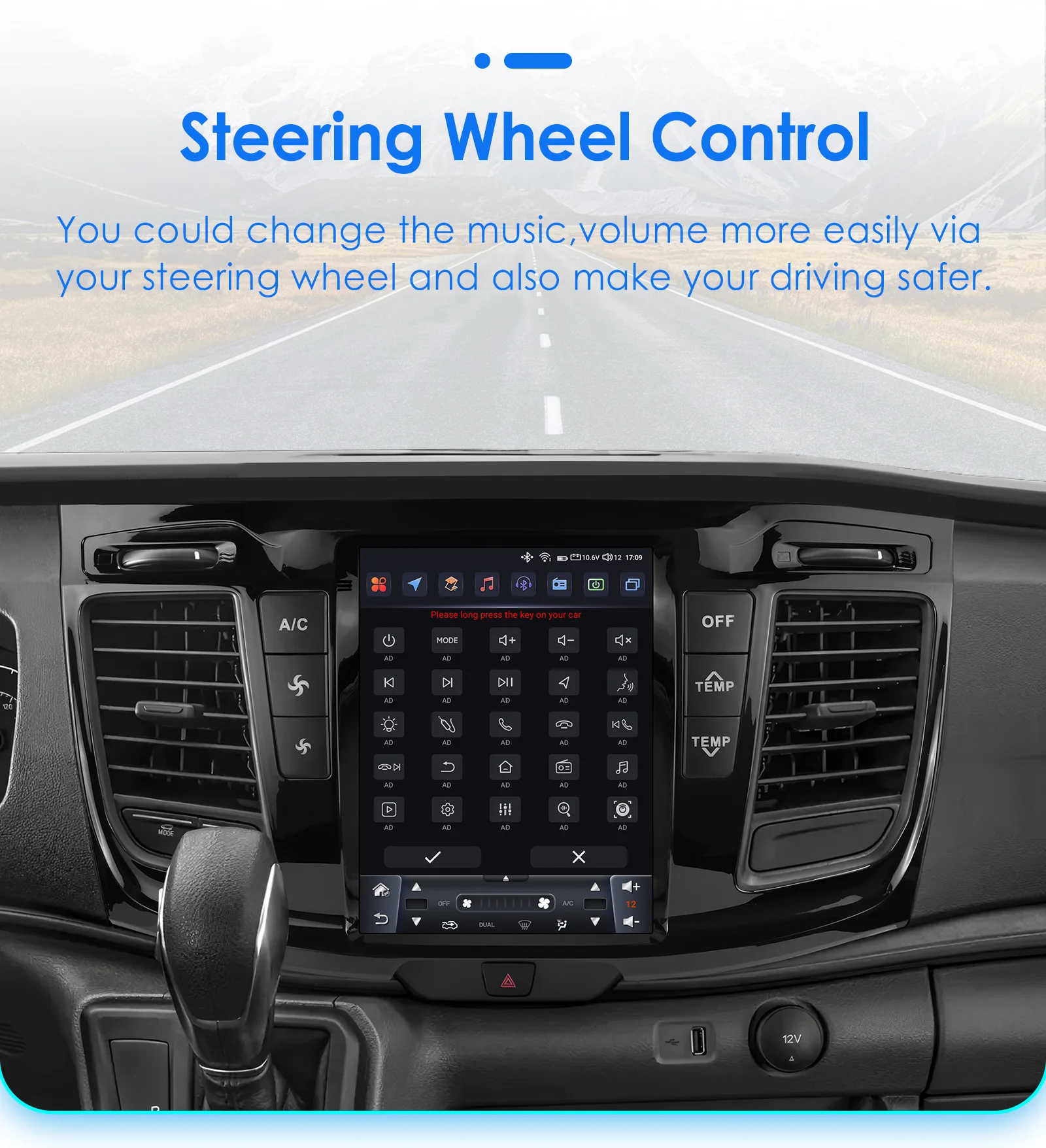 Autoradio 9.7 CarPlay Android 14 GPS Ford Transit 2021-2023 - imagen 5